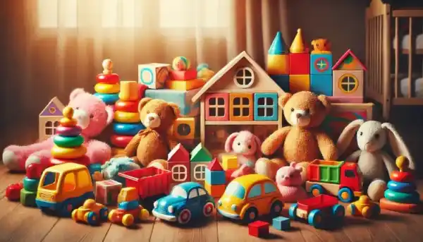 Olika typer av leksaker