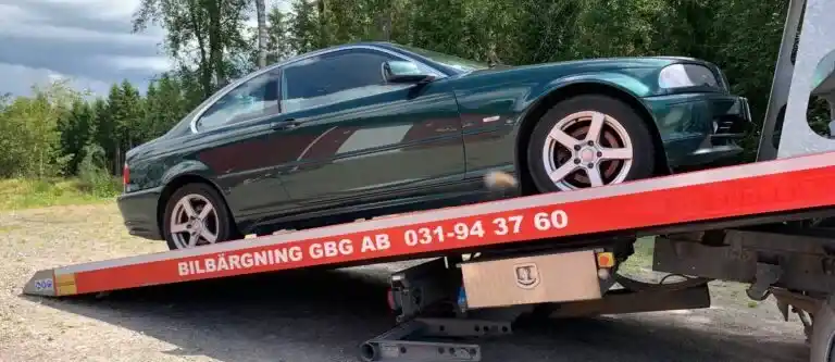 bärgning av trasig bil i Angered